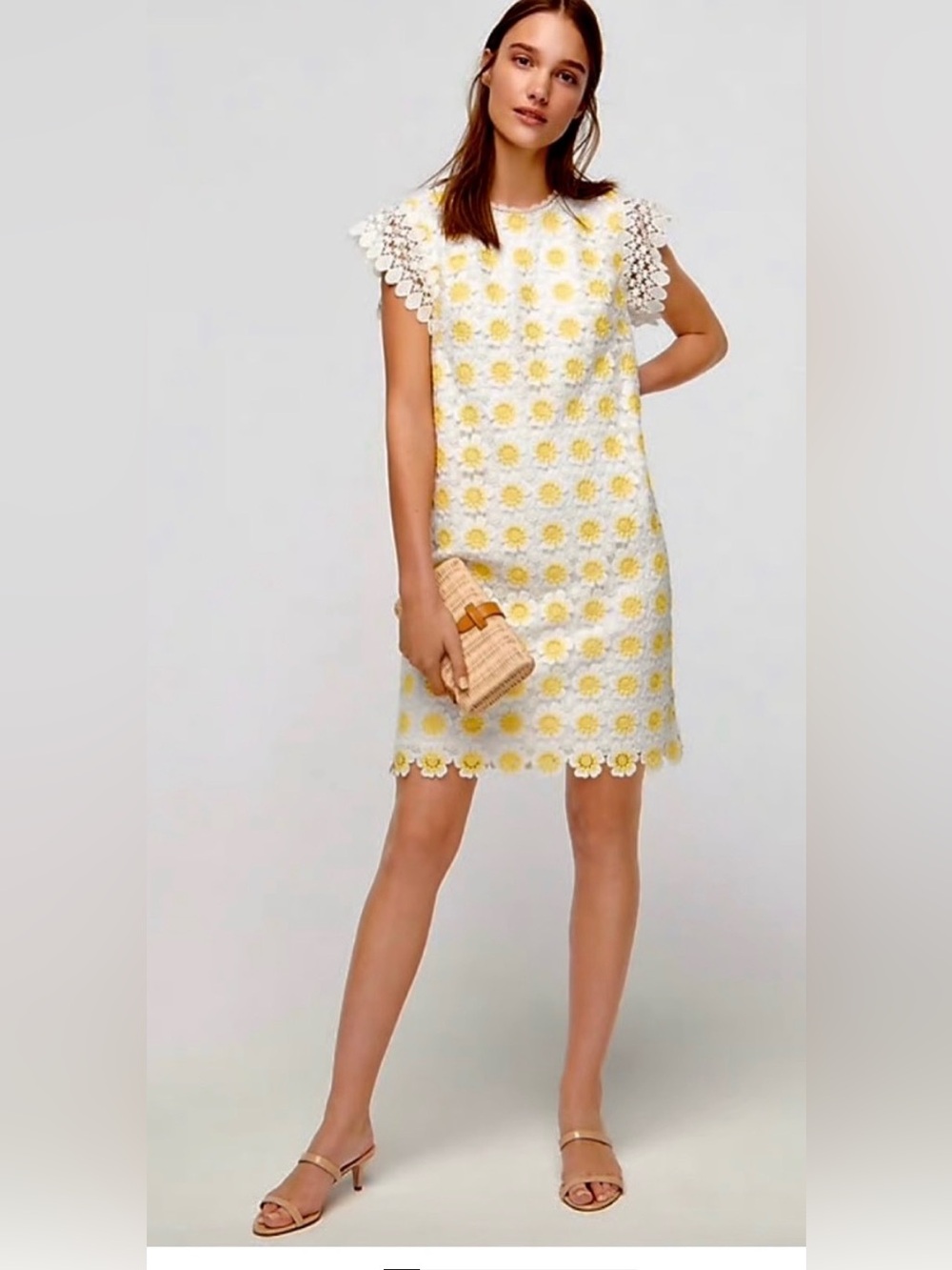 J Crew Crochet Daisy Sheath Dress. Size 10. Brand New without tags.